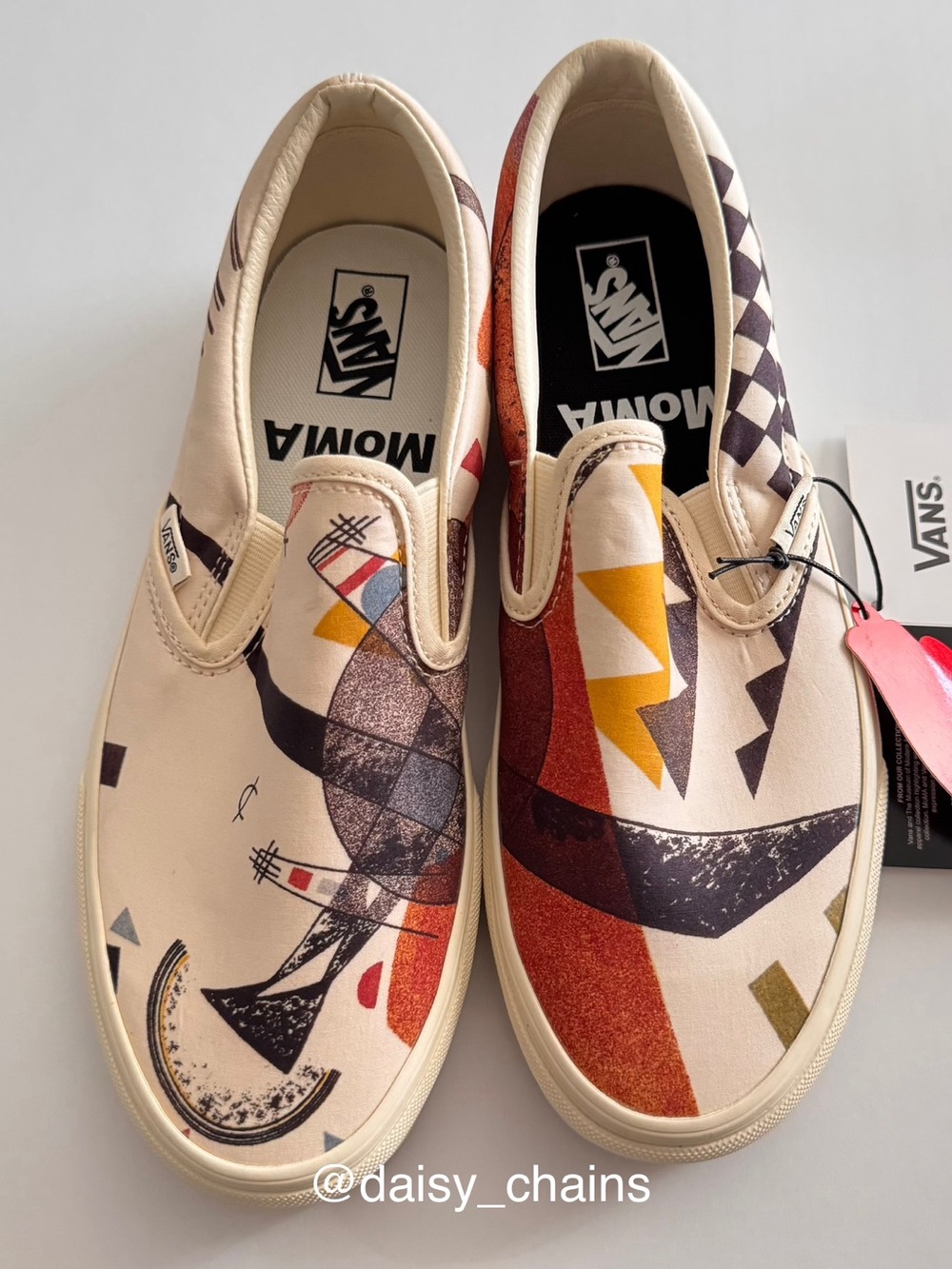 W8.5 Vans x MoMA Kandinsky Print Classic Slip-On Sneakers